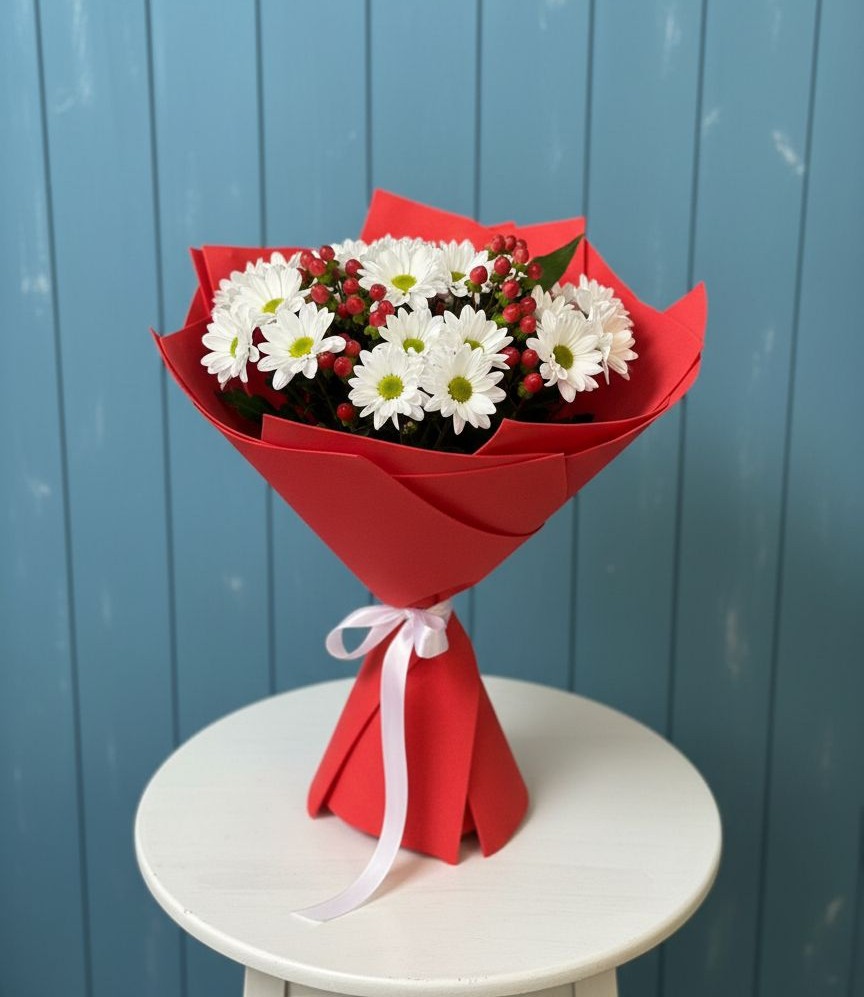 Букет цветов из: Хризантемы в Белокурихе