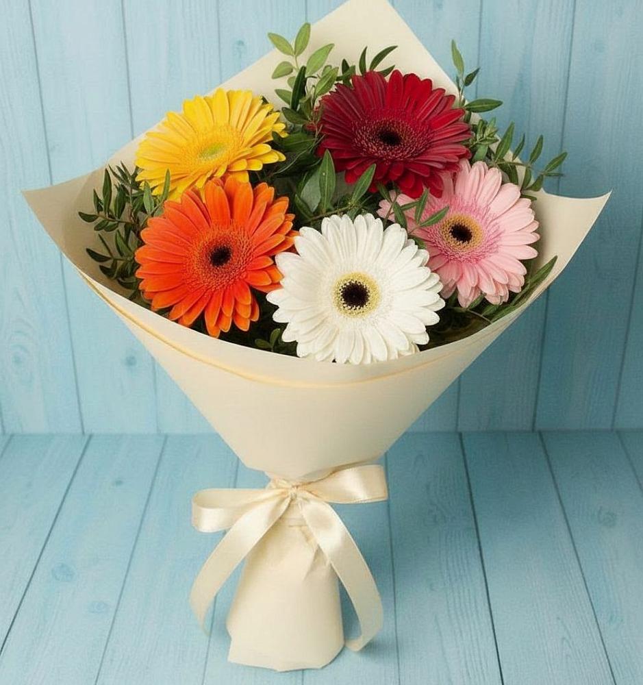 Букет цветов из: Герберы в Белокурихе