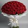 Букет 101 Красная роза Блэк Мэджик в Белокурихе
