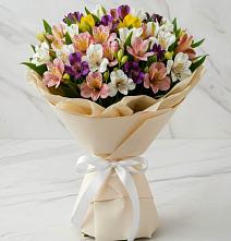 Букет цветов из:  Альстромерии #REPLACE_PRED# Белокурихе