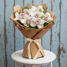 Букет цветов из:  Орхидеи и Розы #REPLACE_PRED# Белокурихе